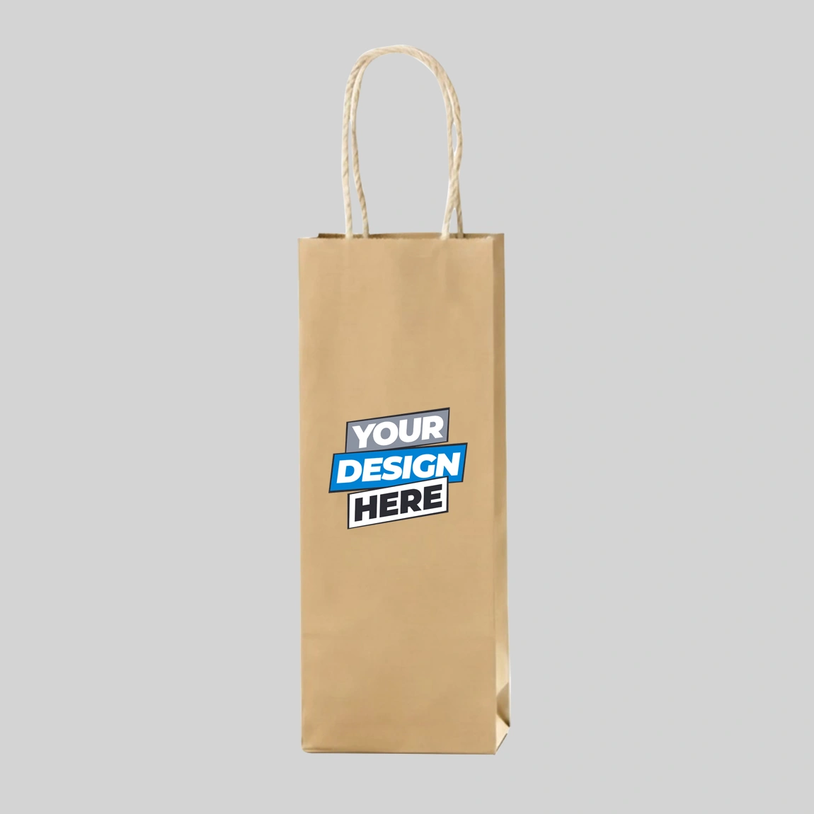 Kraft Paper Wine Tote Bags