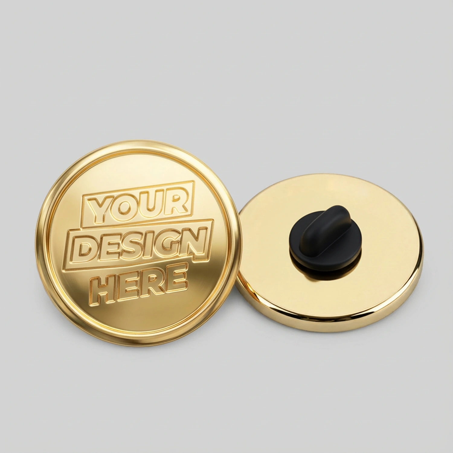 Gold Polished Pins