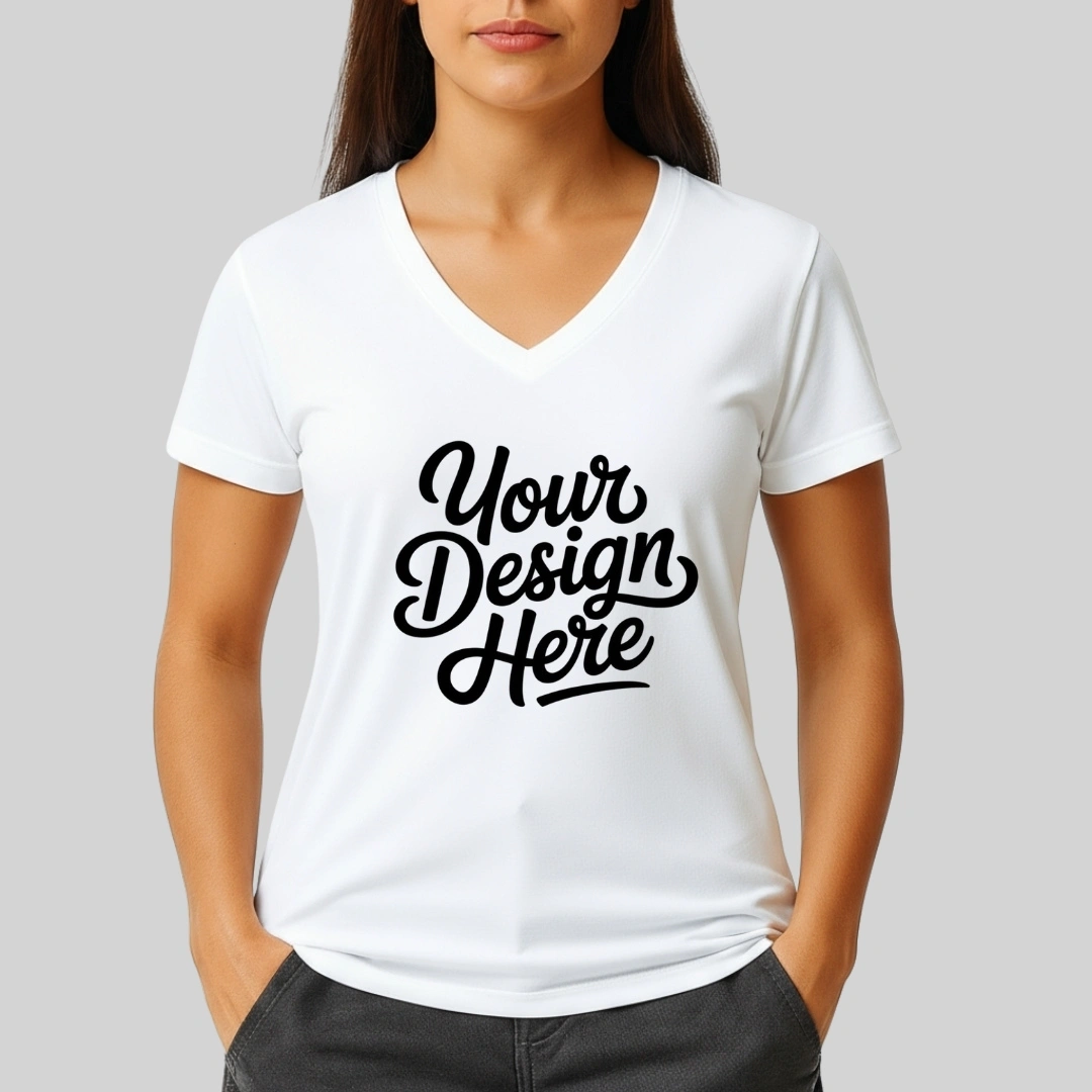 Port & Company ® Women Tri-Blend V-Neck T-Shirt