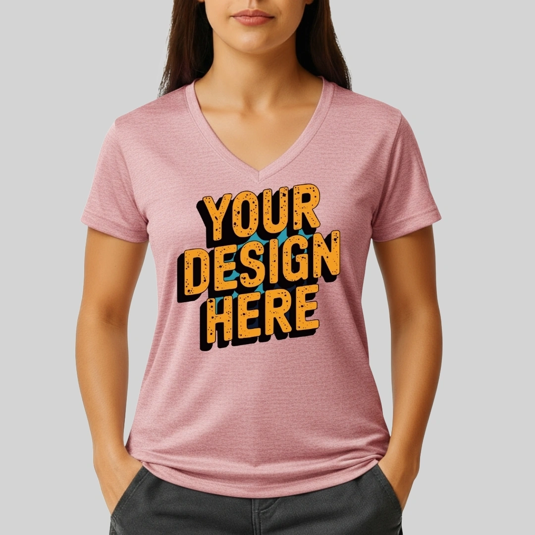 Port & Company ® Women Fan Favorite ™ Blend V-Neck T-Shirt