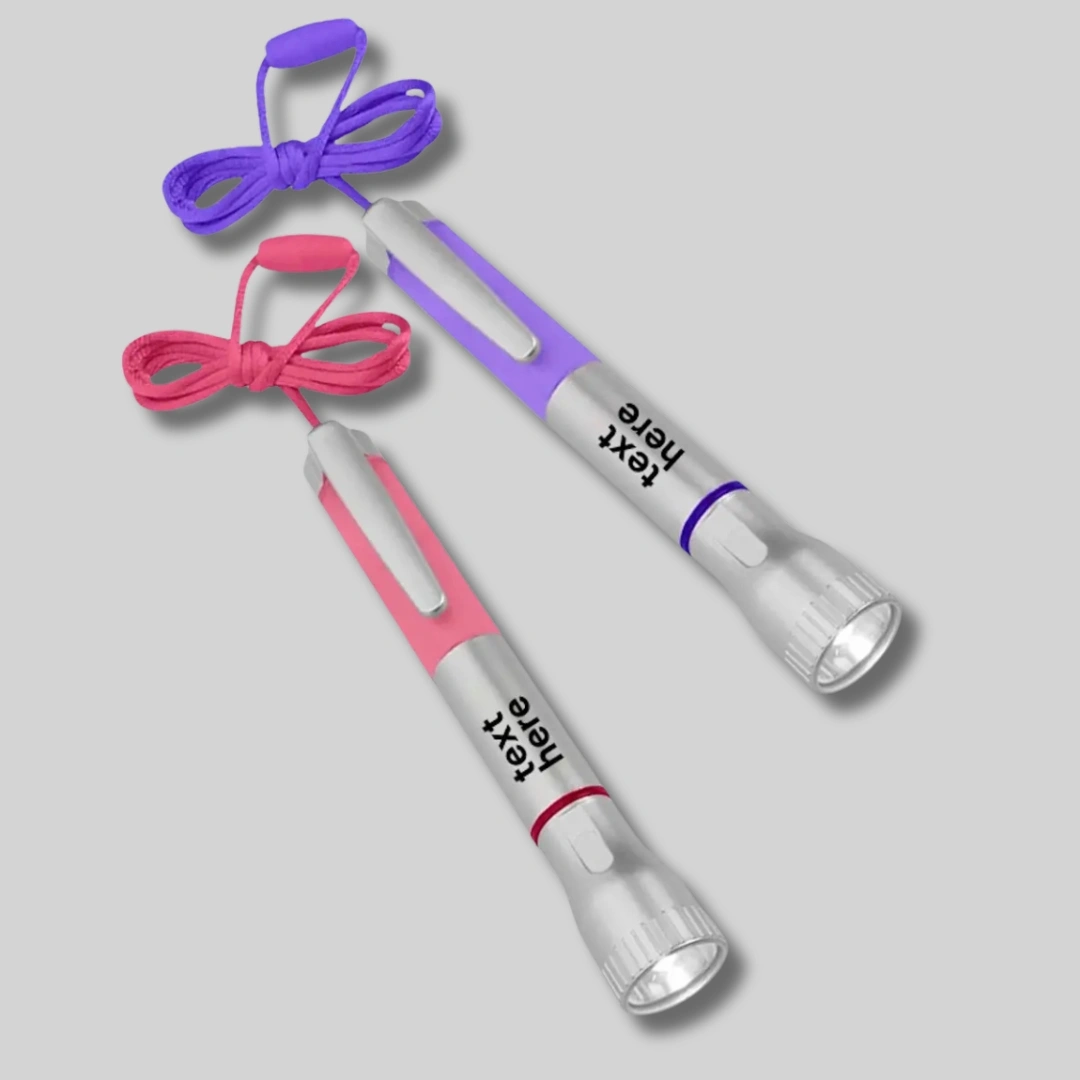 Flashlight With Light-Up Pens