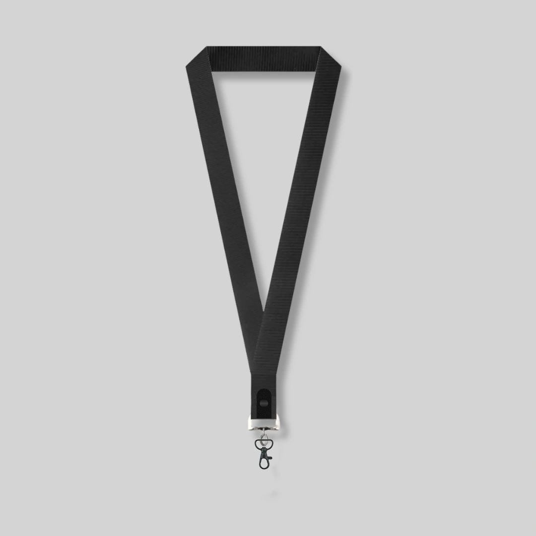 Blank Dye Sublimation Lanyard With Black Metal Lobster Clip