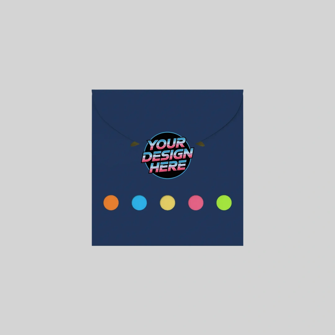 Sticky Notes and Flags in Pocket Case