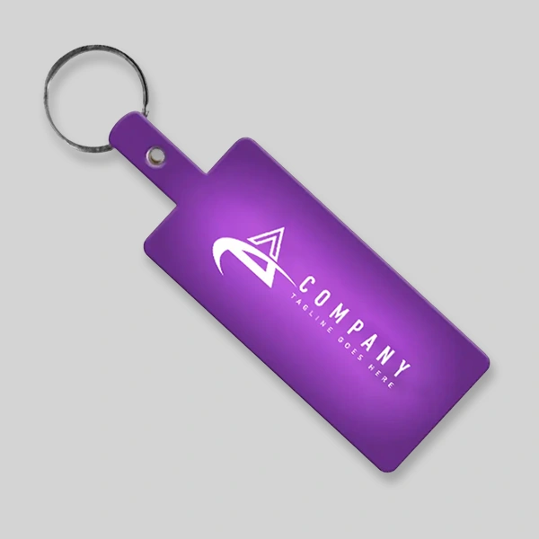 Rectangle Flexible Keychains