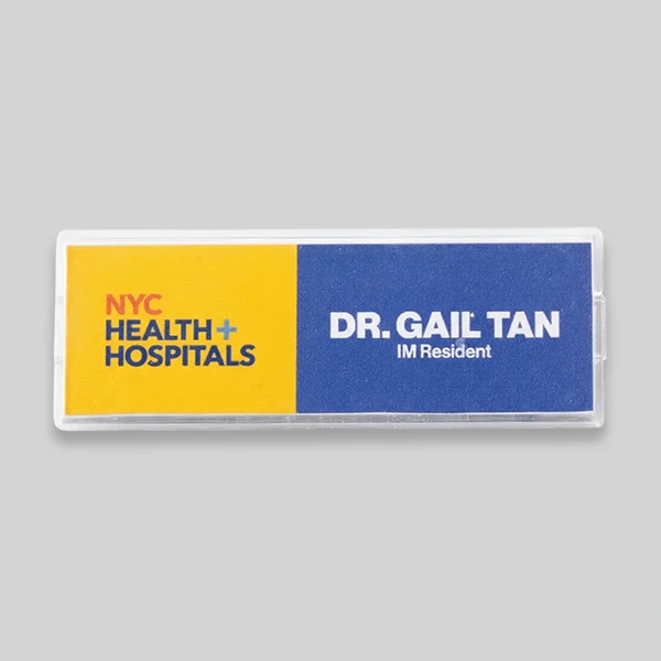 Acrylic Name Badge Buttons