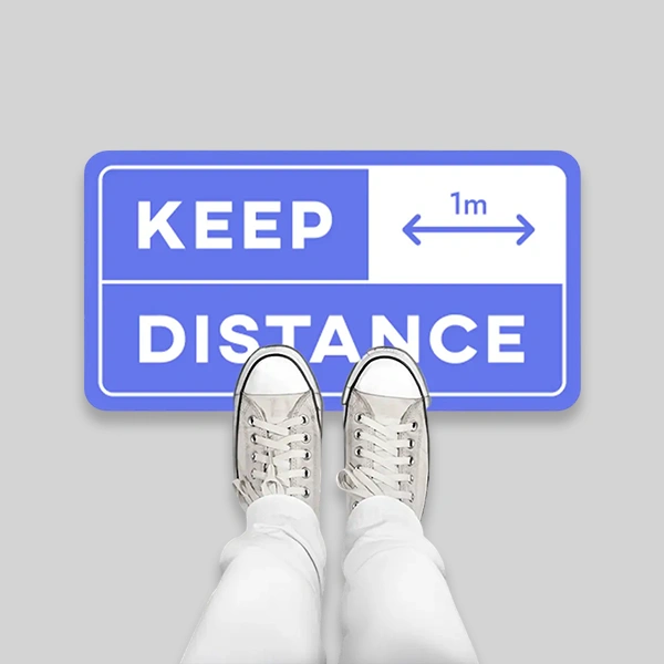 Custom Social Distancing Decals
