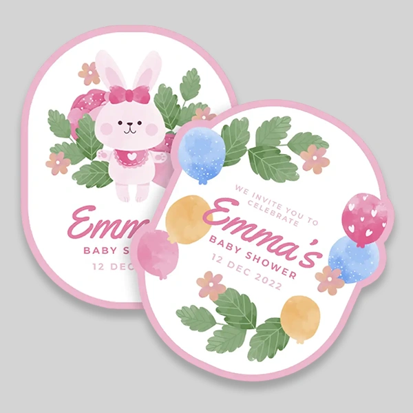 Custom Baby Shower Stickers