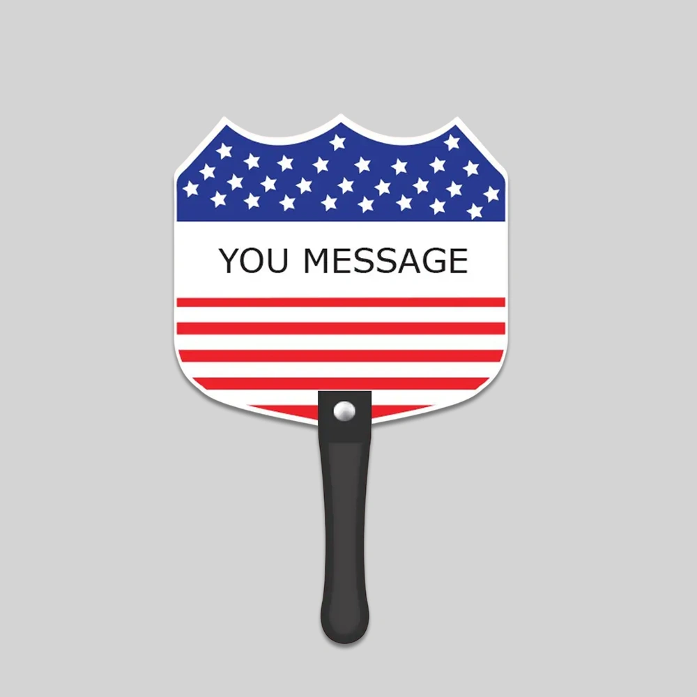 Shield Hand Fan