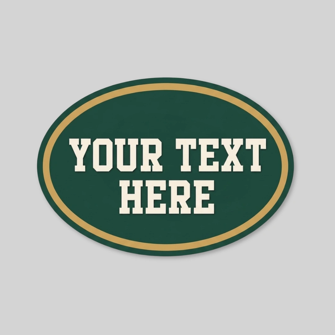 Car Sign Oval Magnet 6 x 4