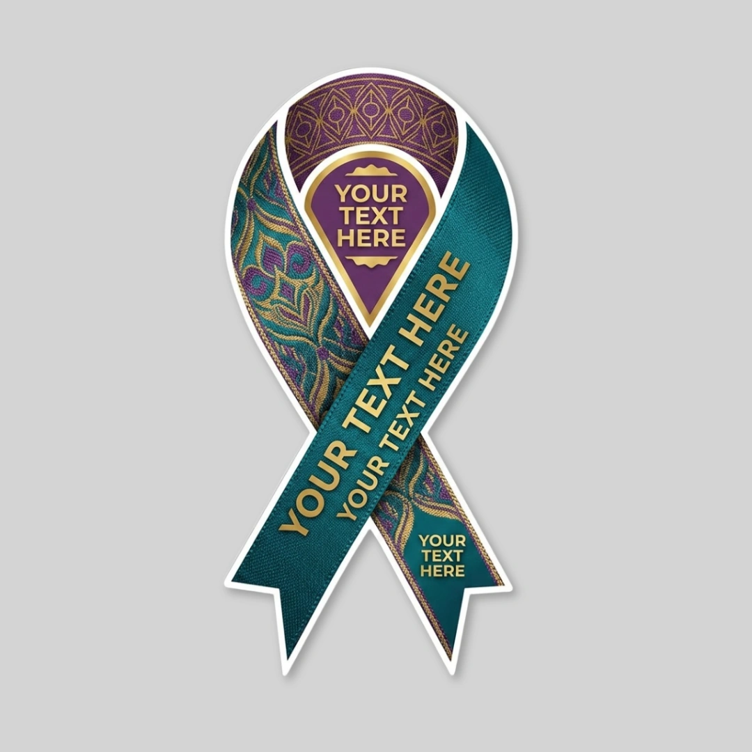 Ribbon Car Sign Magnet