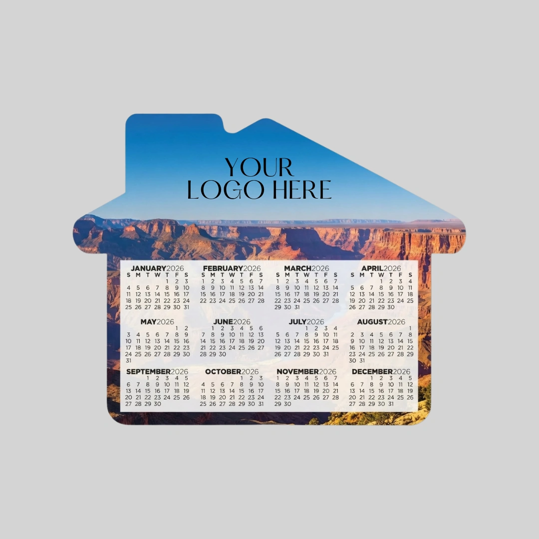 Calendar House Magnet
