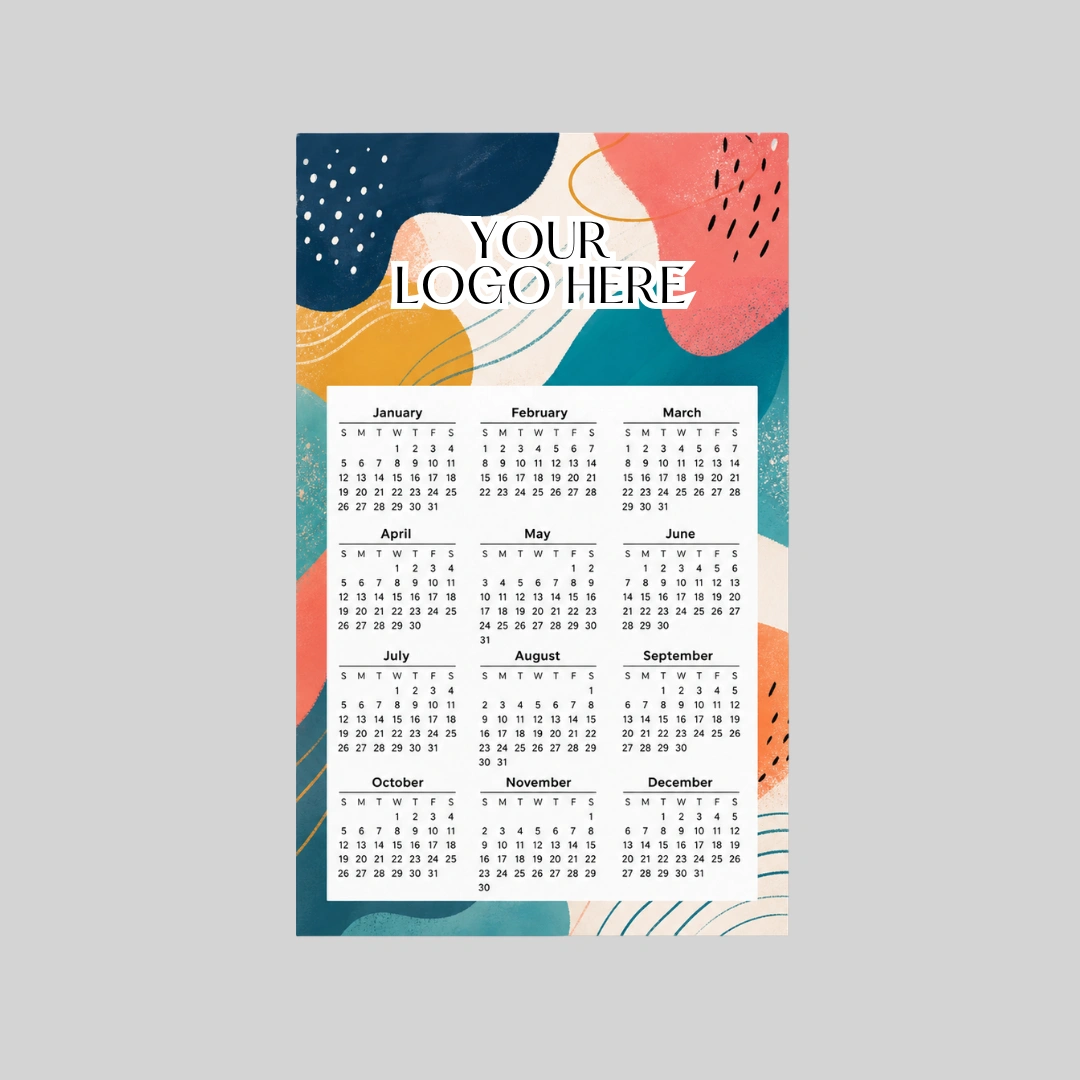 Calendar Square Corner Magnet 3 1/2 x 6