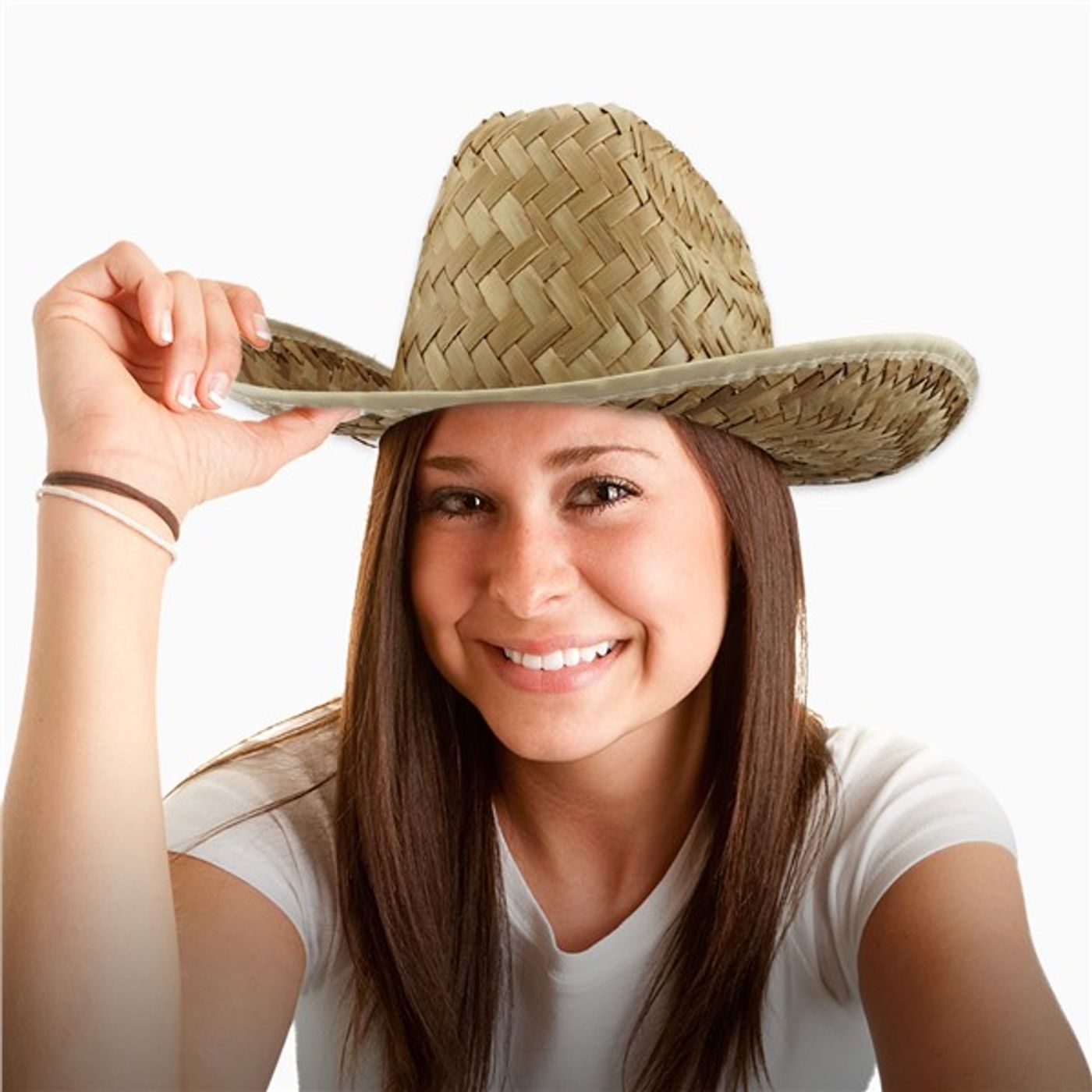 Straw Cowboy Hats (Per 12 pack) SKU 12789