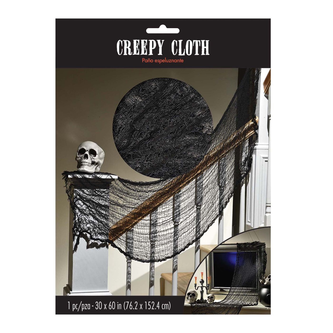 Crape Meaning Black Creepy Cloth | CustomLanyard.net | SKU# 9554