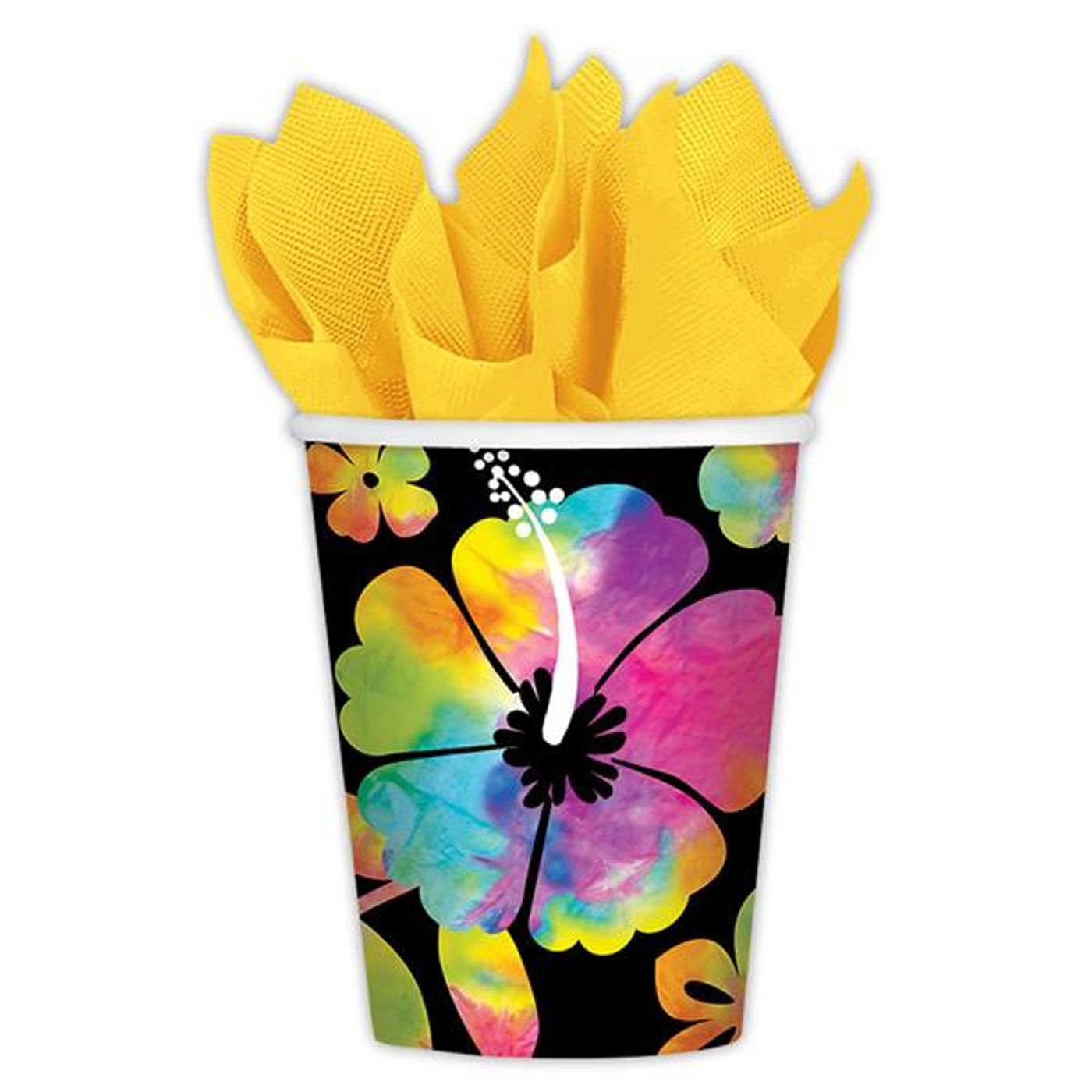 Tropical Neon 9 oz. Paper Cups | CustomButtonsNow.com | SKU# 13157