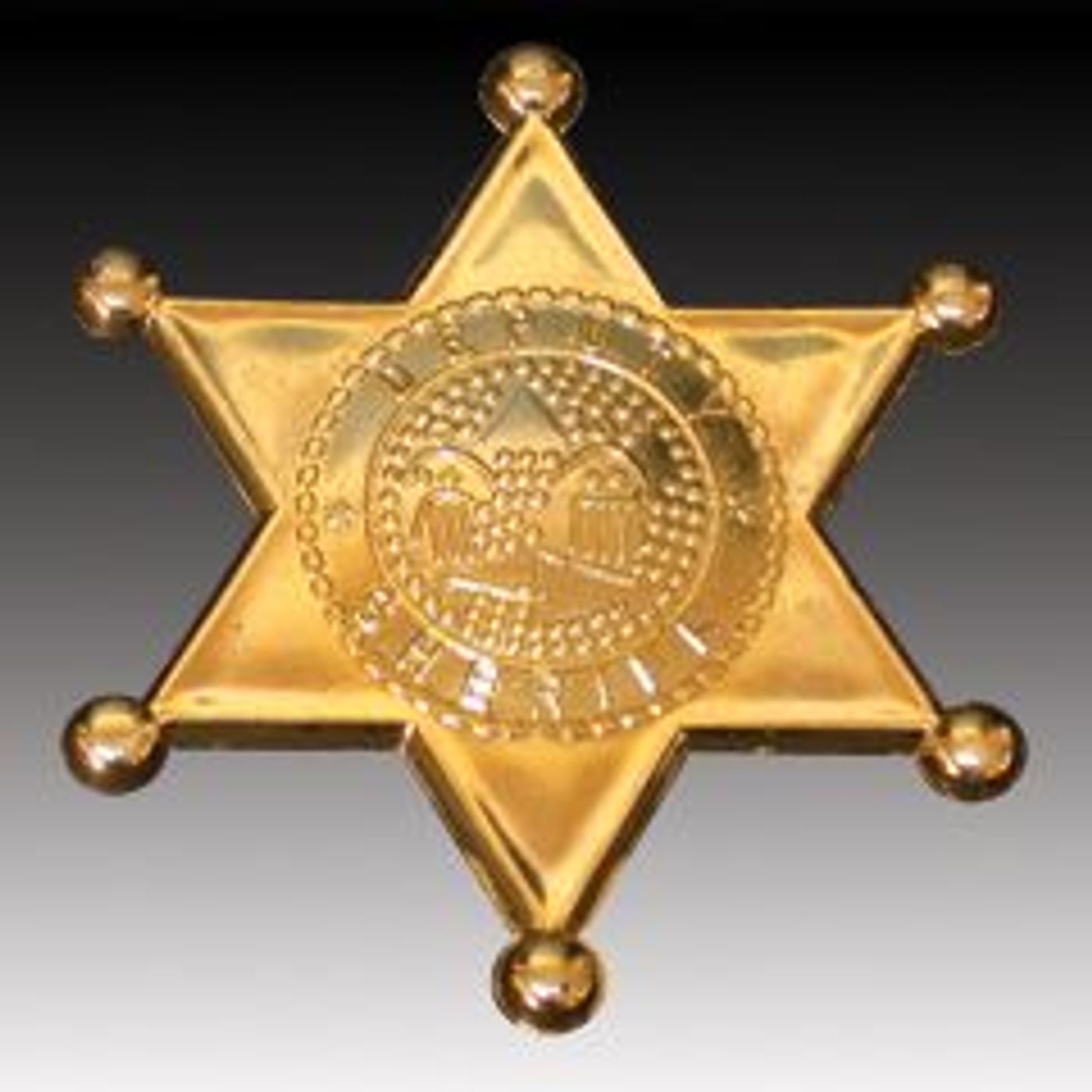 Gold Sheriff Badges | CustomTattooNow.com | SKU# 10000