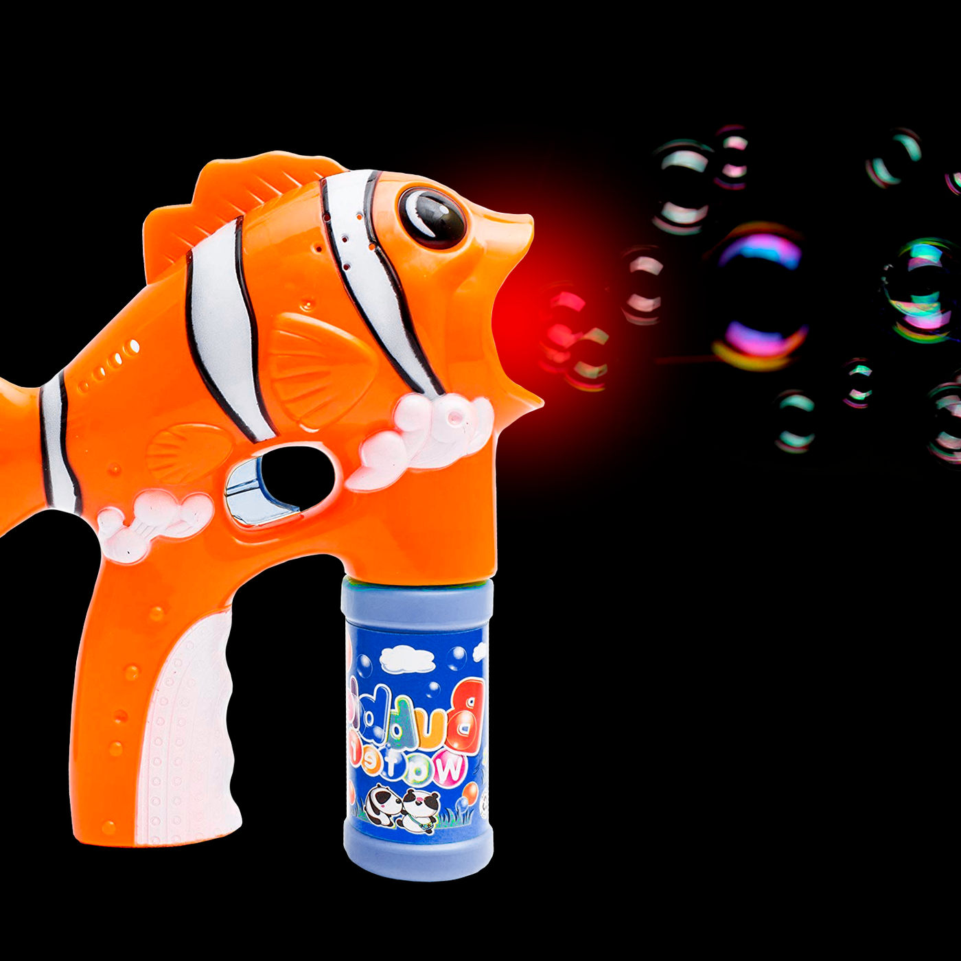 LED Light-Up Bubble Gun- Fish | CustomLanyard.Ca | SKU# 10588