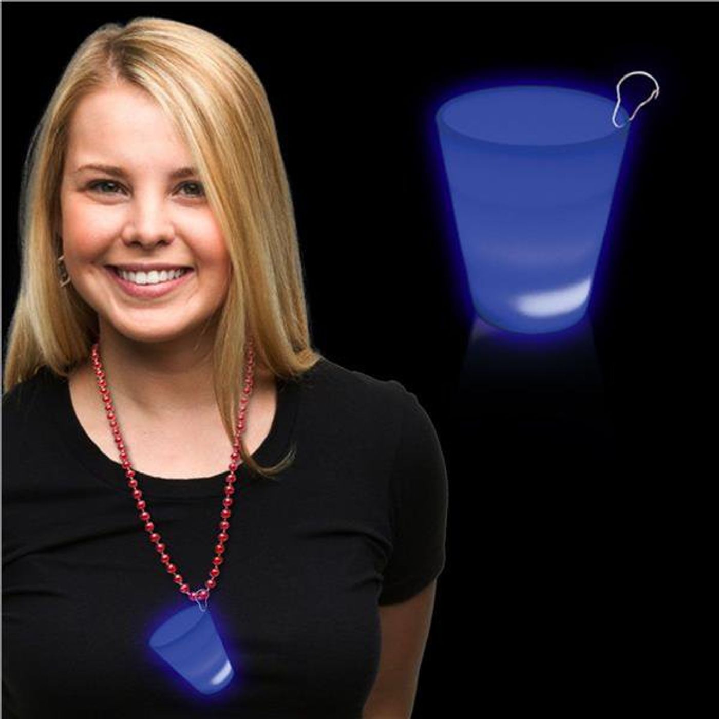 Blue LED Shot Glass SKU 12386