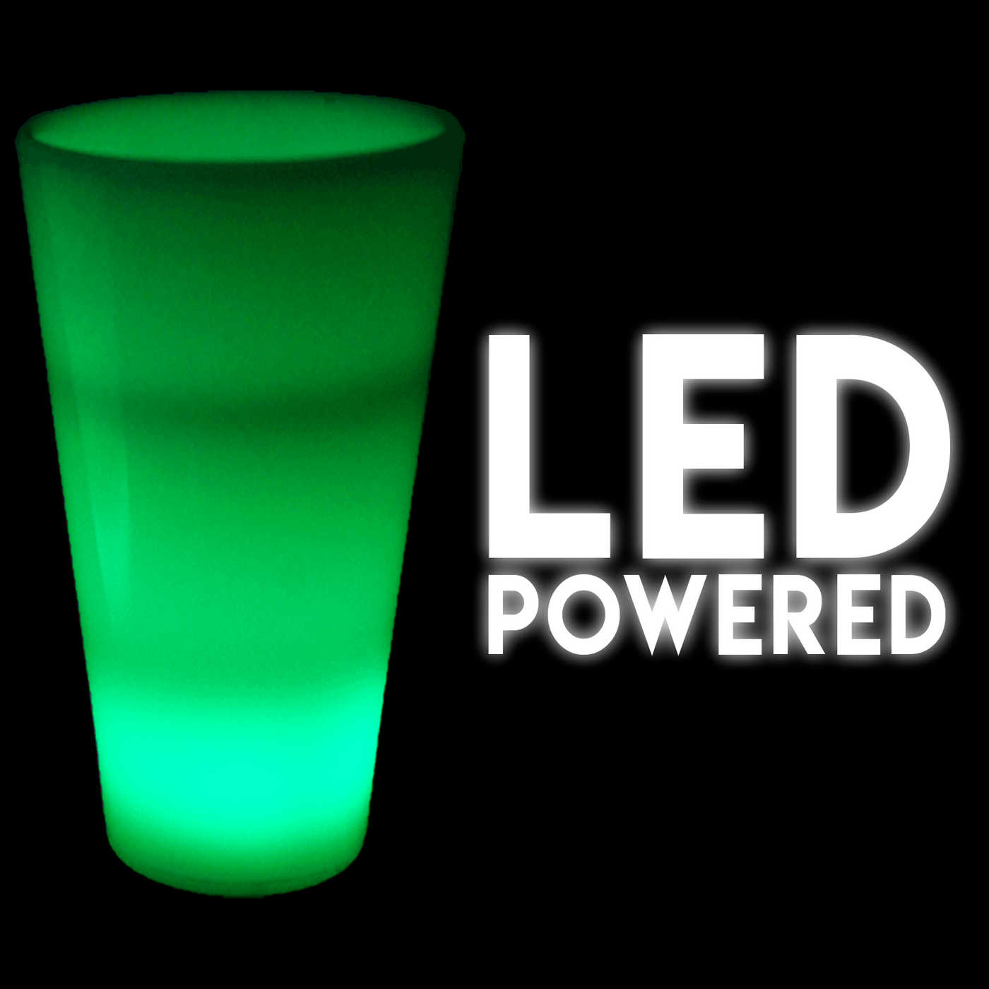 Glow in the Dark LED Light Up Shot Glass 2 oz Green CustomLanyard