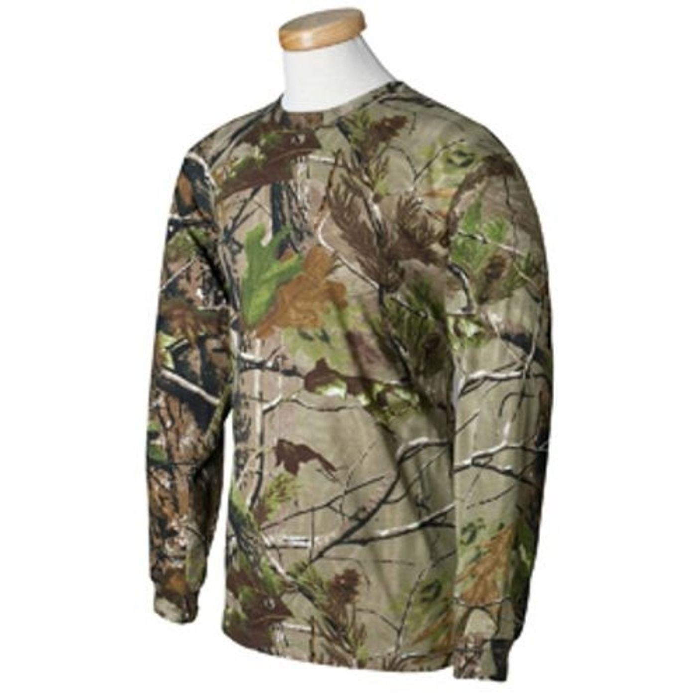 Vêtement Homme Camouflage Realtree AP Outdoors - Realtree AP, Manch Longu, Taille L, Occasion Bon état T-shirt Camouflage Russell