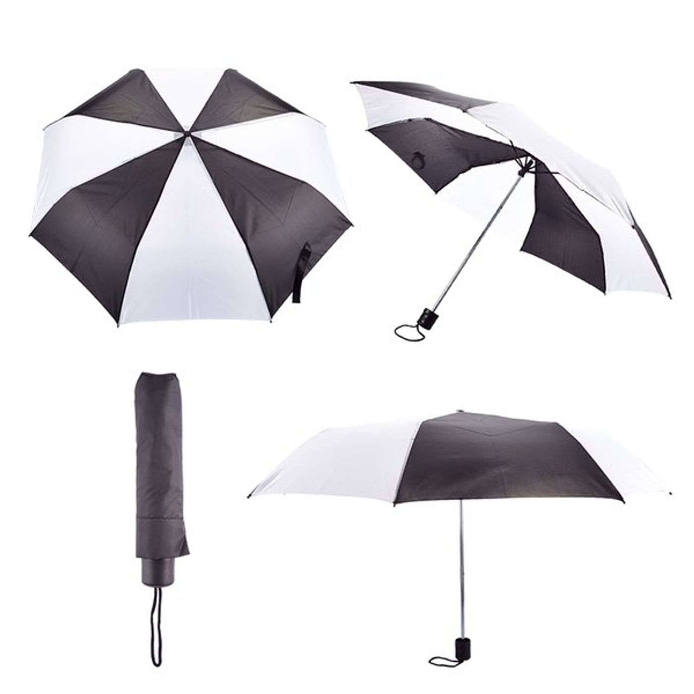 42" Budget Folding Umbrella | Wrist-Band.Com | SKU# 3477