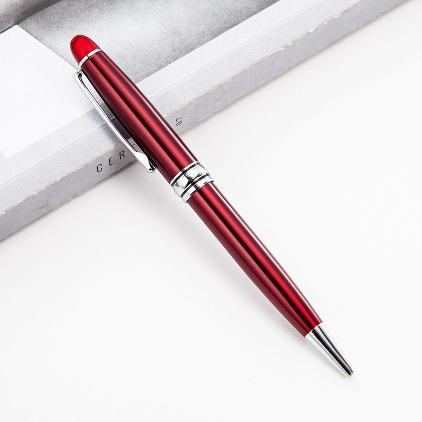 Custom Twist Open Smooth Ballpoint Pen PMT01006