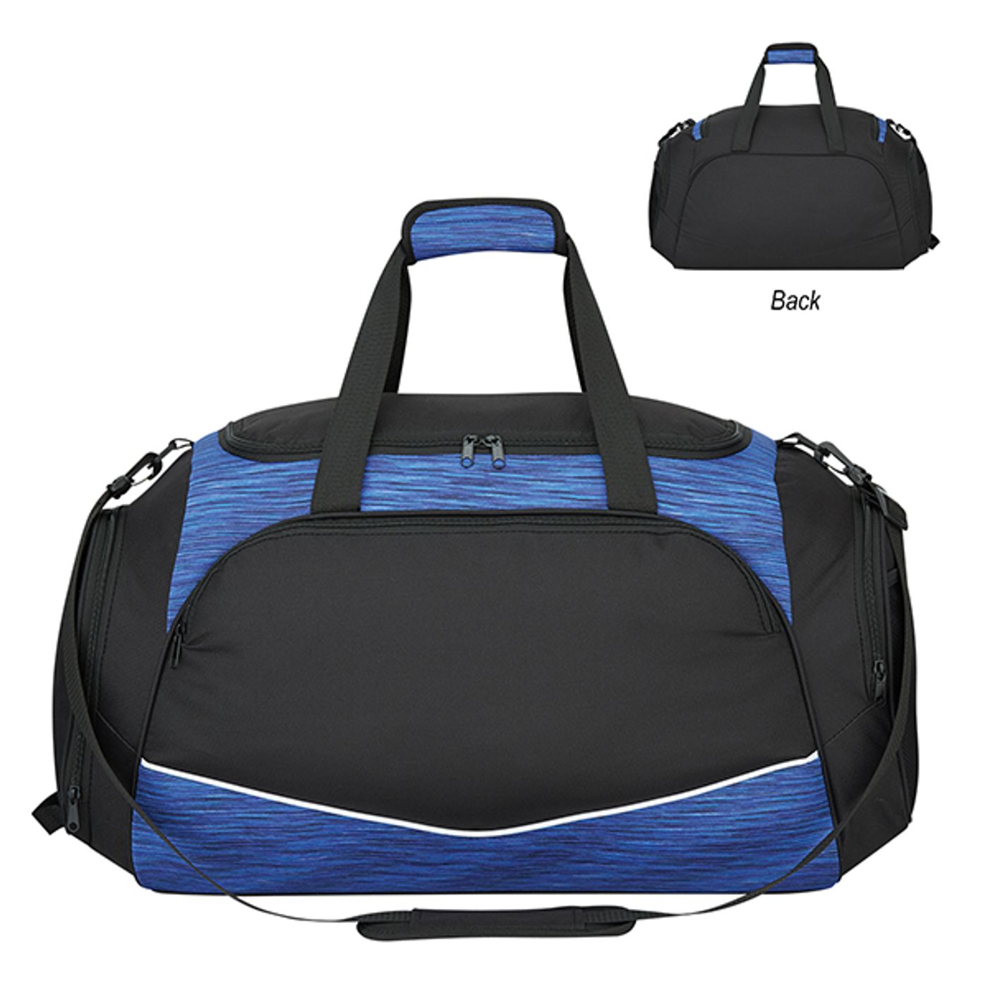 Custom Deluxe Athletic Duffel Bag | CustomLanyard.net | SKU# 203