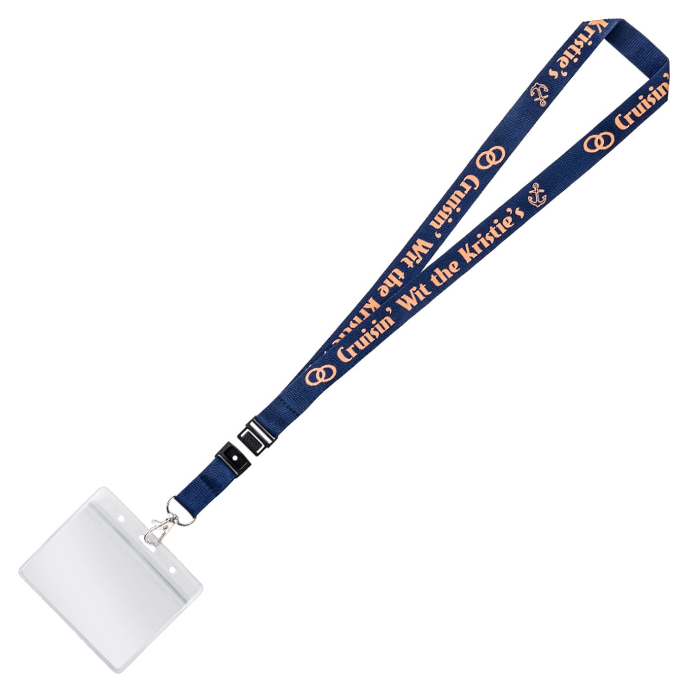 New Polyester Lanyard+ Plastic Buckle +Badge Holder - Customlanyard.Net ...