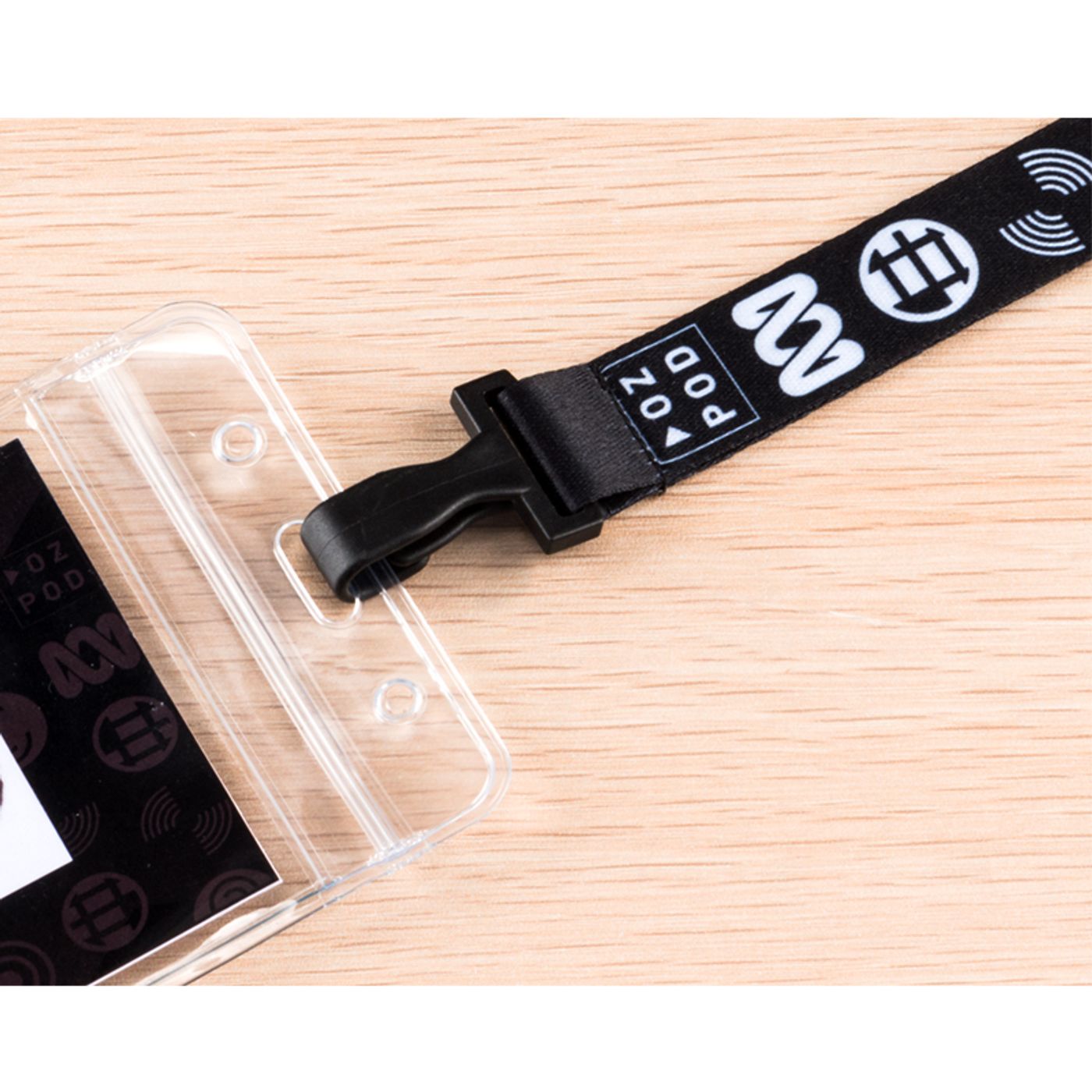 Vertical Name Badge Holders & Lanyards SKU 704