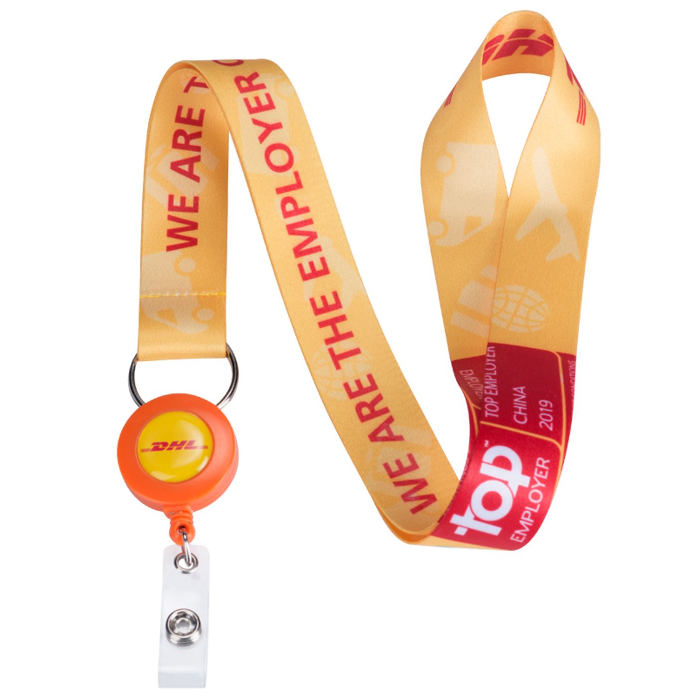 Retractable Lanyard with Split Ring - Customlanyard.Net | CustomLanyard ...