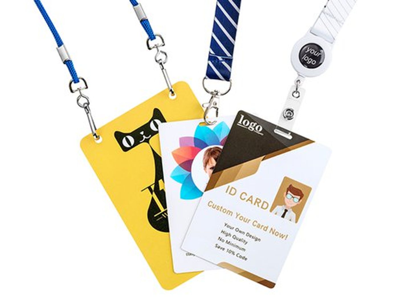 Laminated PVC ID Cards Printed Custombuttonsnow Com 