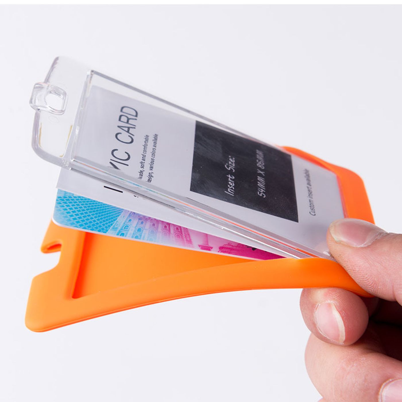 Silicone Card Holder | Silicone ID Badge Holders Vertical | Wrist-Band ...