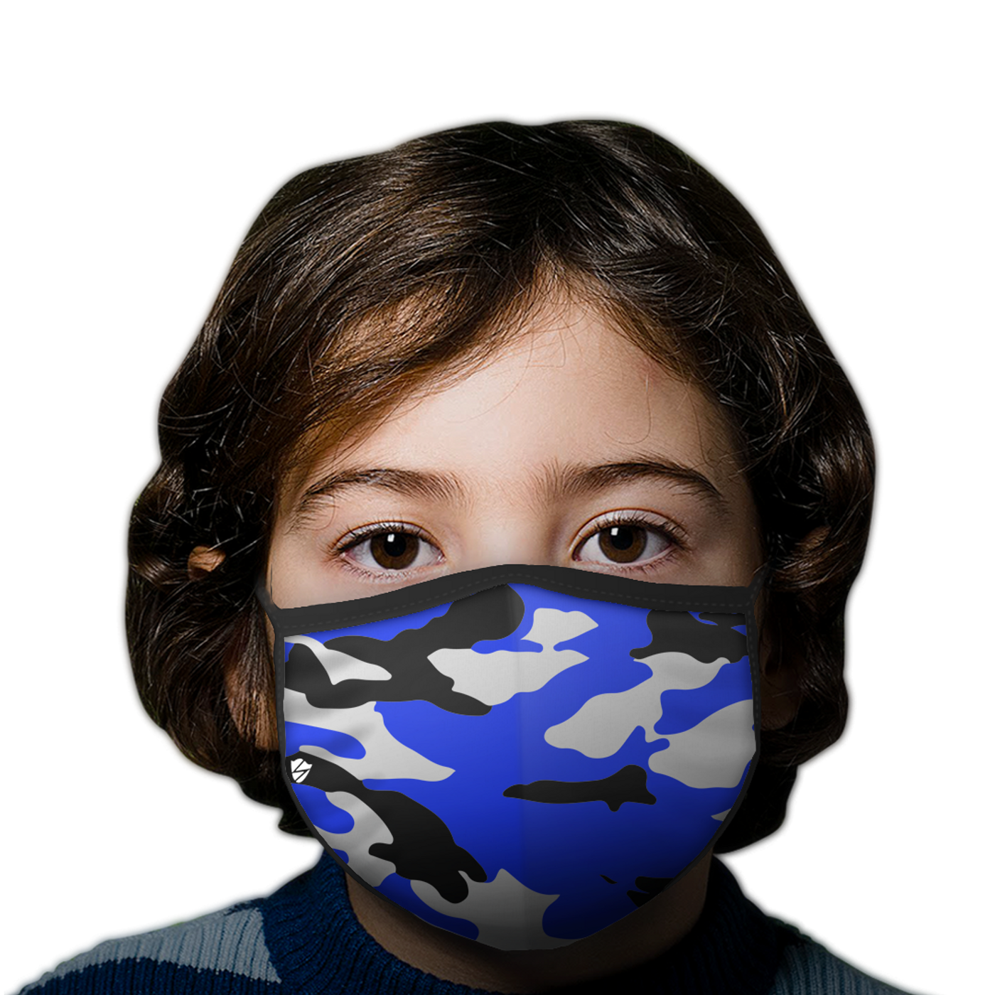 Blue Face Mask On Sale - Customlanyard.Net | CustomLanyard.net | SKU# 5640