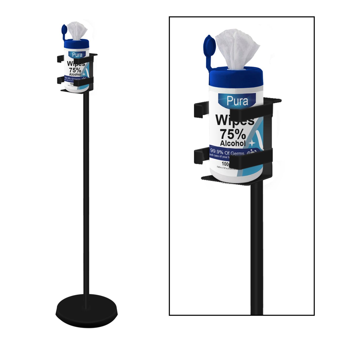 Hand Sanitizing Wipes Floor Stand Wipe Stand