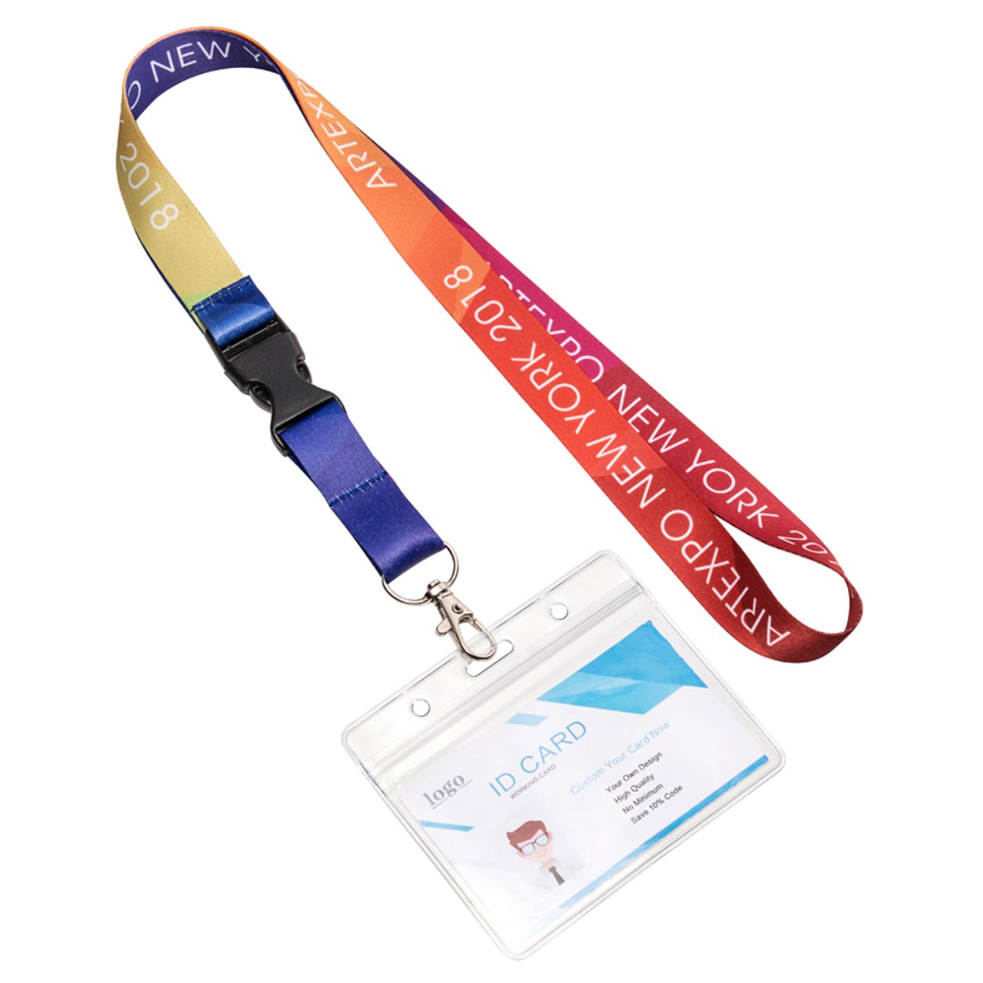 Lanyard With Plastic Buckle Clips With Strap - Customlanyard.ca ...