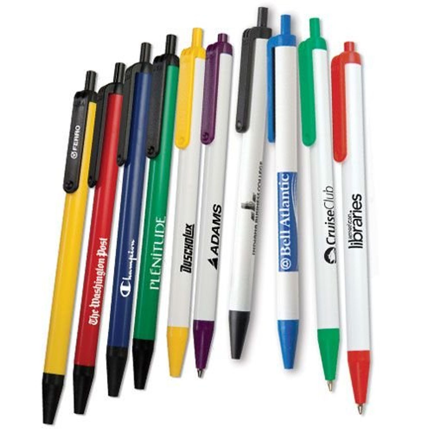 Click Black Pen Clicker Ball Pen SKU 735
