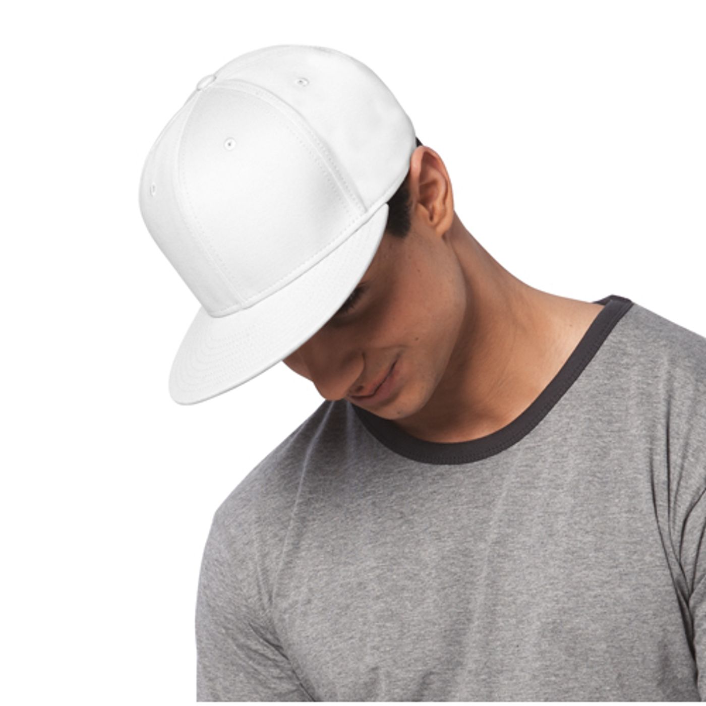 New Era Flat Bill Adjustable Cap Dark/All SKU 1264