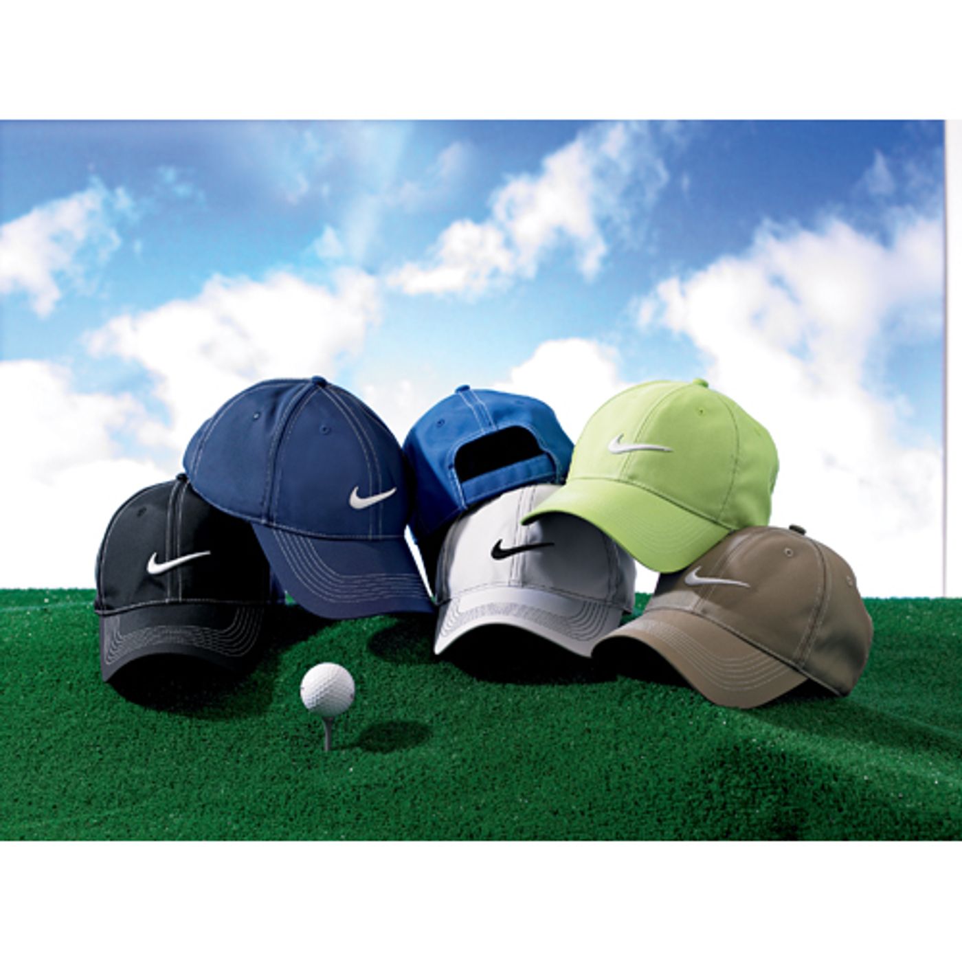 Nike Golf Swoosh Front Cap - Dark/All | FastLanyard.co.uk