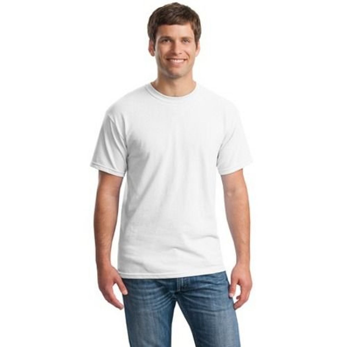 Gildan Heavy 100 Cotton T Shirt Whiteneutral Wrist Bandcom Sku