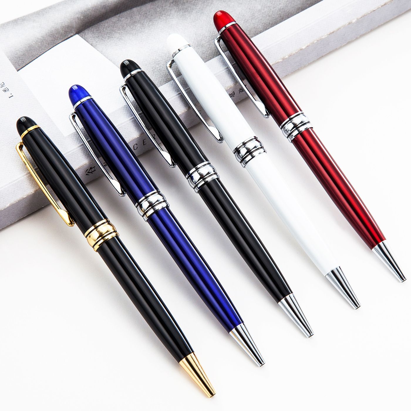 Custom Twist Open Smooth Ballpoint Pen PMT01006