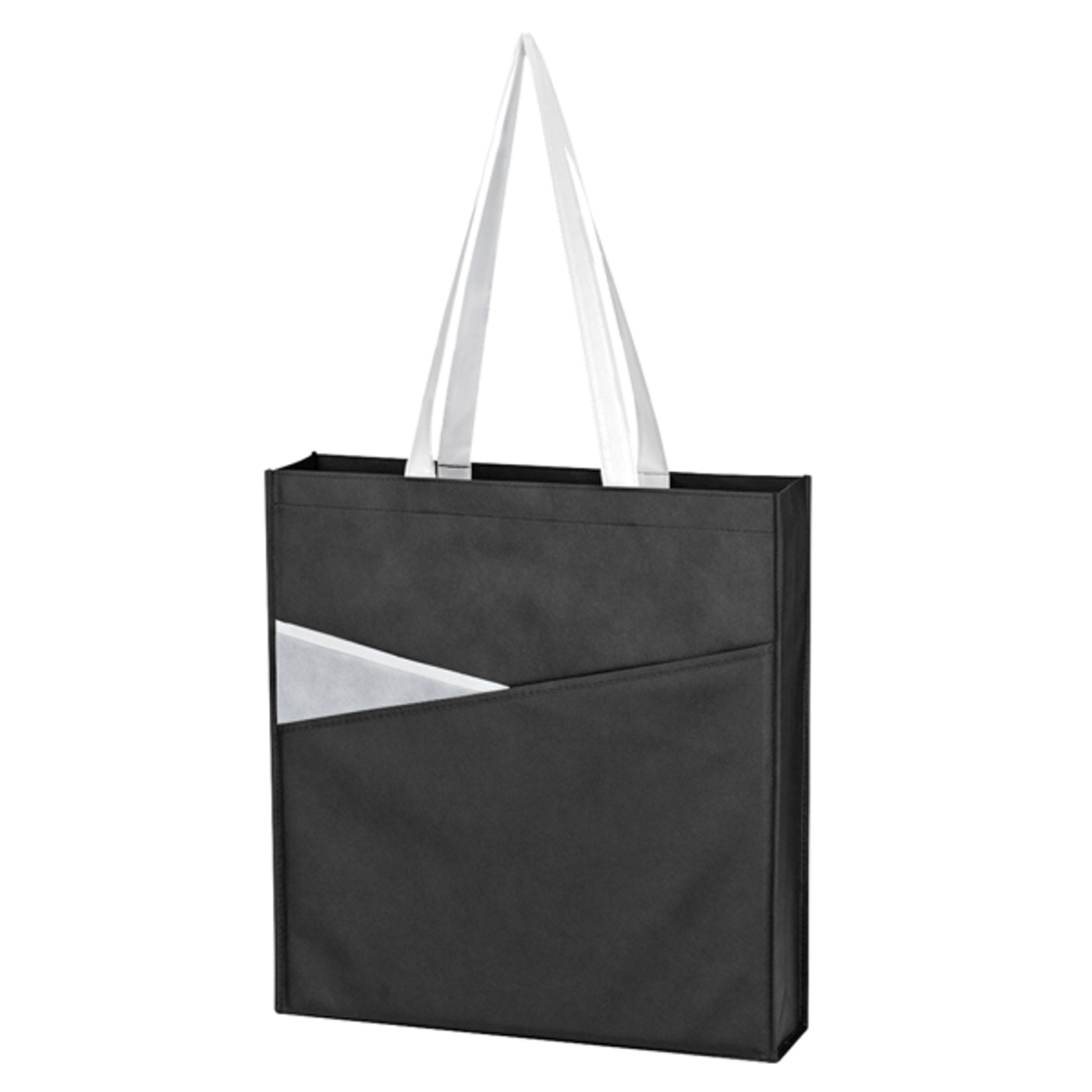 Custom Non Woven Redirection Tote Bag | CustomButtonsNow.com | SKU# 65