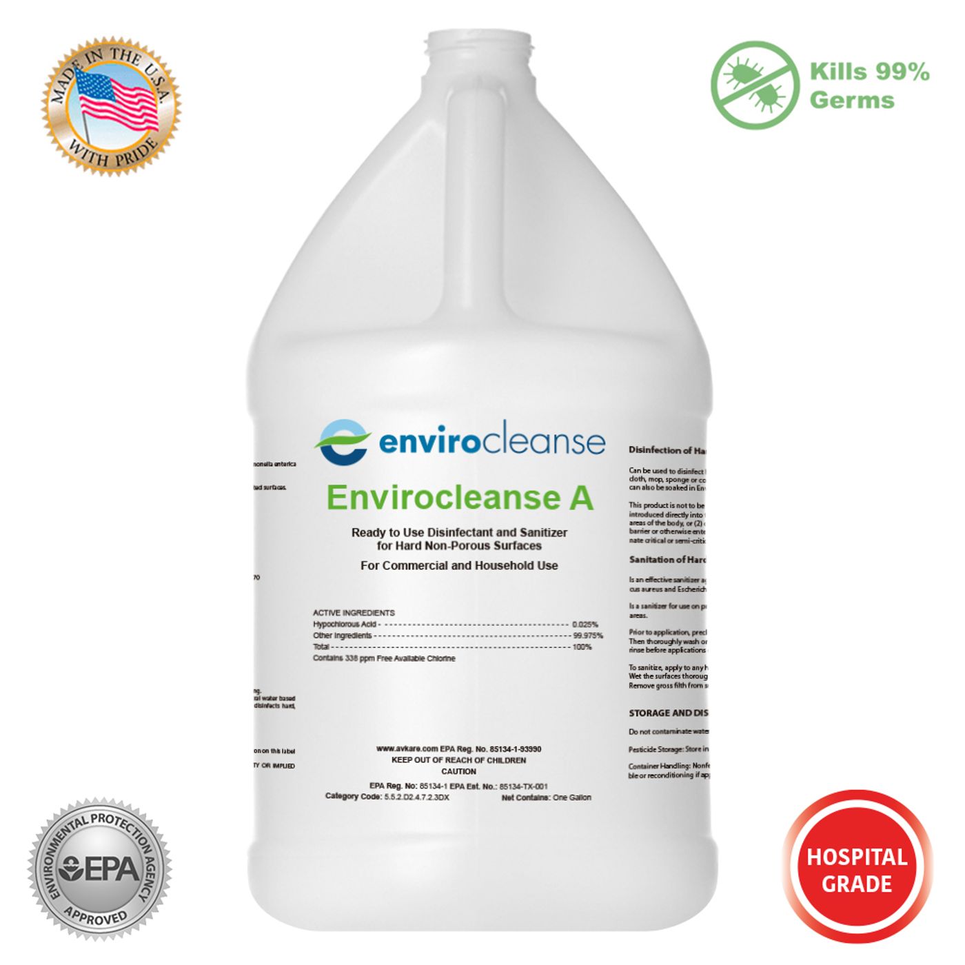 Buy Online Gallon Liquid Disinfectant Solution