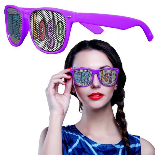 Purple Novelty Custom Sunglasses 12 Pack Per 12 Pack