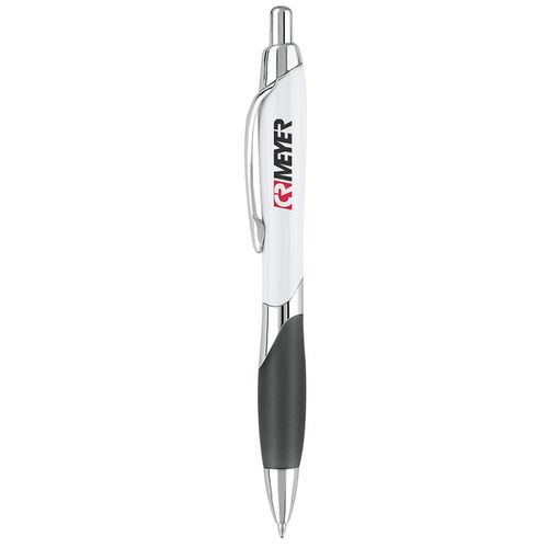 Retractable Badge Reel Ballpoint Pen With Carabiner - Brilliant Promos - Be  Brilliant!