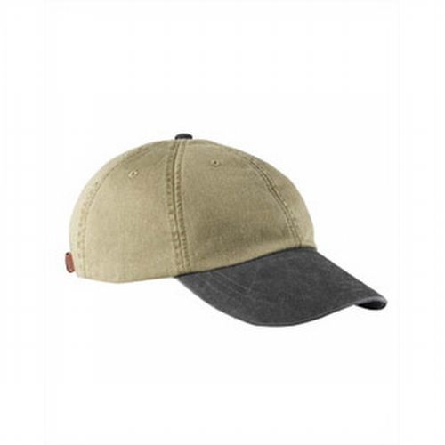 Adams 6-Panel Two-Tone Washed Pigment-Dyed Cap - Dark/All