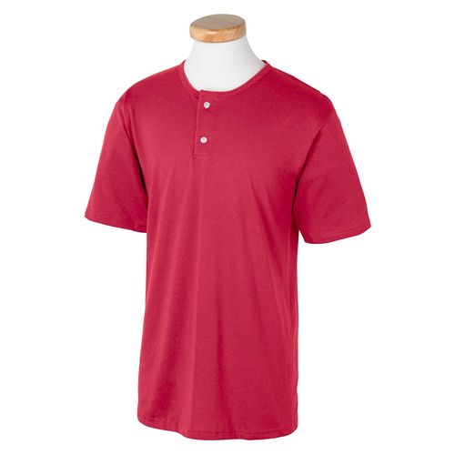 Augusta Sportswear 2-Button Baseball Jersey - Dark Colors