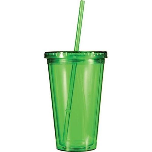 16 Oz. Victory Acrylic Tumbler With Straw Lid, Full Color Digital