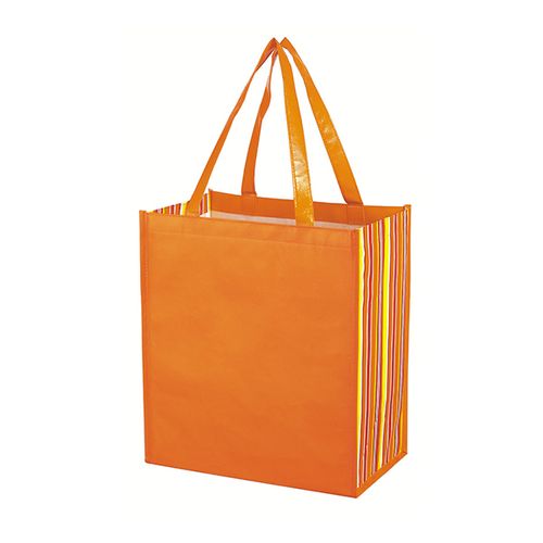 laminated shopper tote