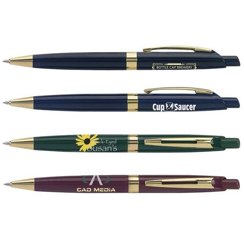 Custom Printed Gold Pens, 