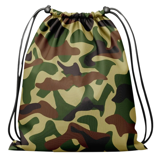 Tote Bags - Camouflage Nylon Drawstring Bags
